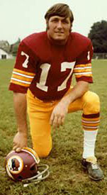 Redskins QB Billy Kilmer